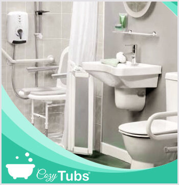 handicap bathroom solutions by cozy tubs
